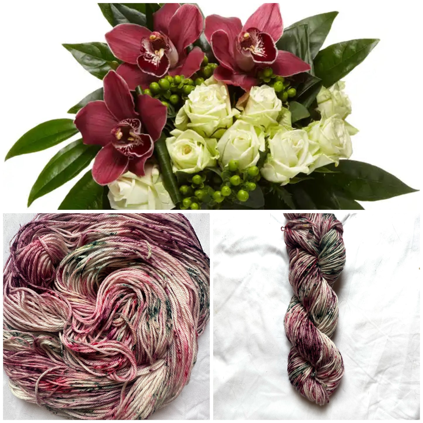 Burgundy Sprinkles DK