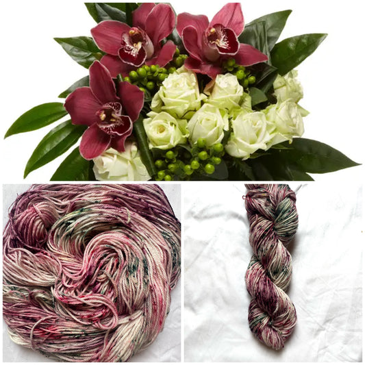 Burgundy Sprinkles DK